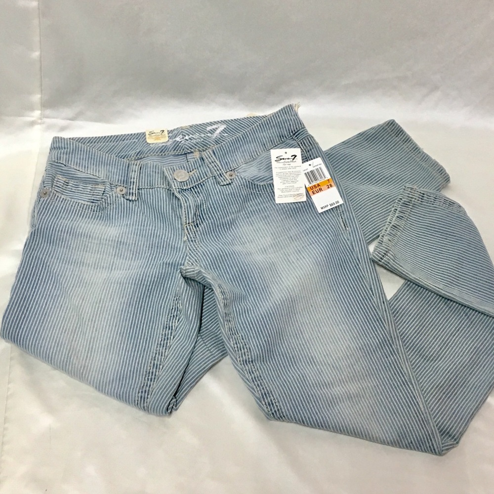 New w/Tags! 7 jeans Size 7 Euro 28 Good find!